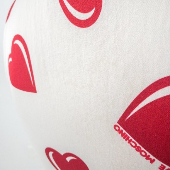 Moschino S/M Valentines Hearts Tank Top AS-IS Glam Halloween Costume - Picture 2 of 9